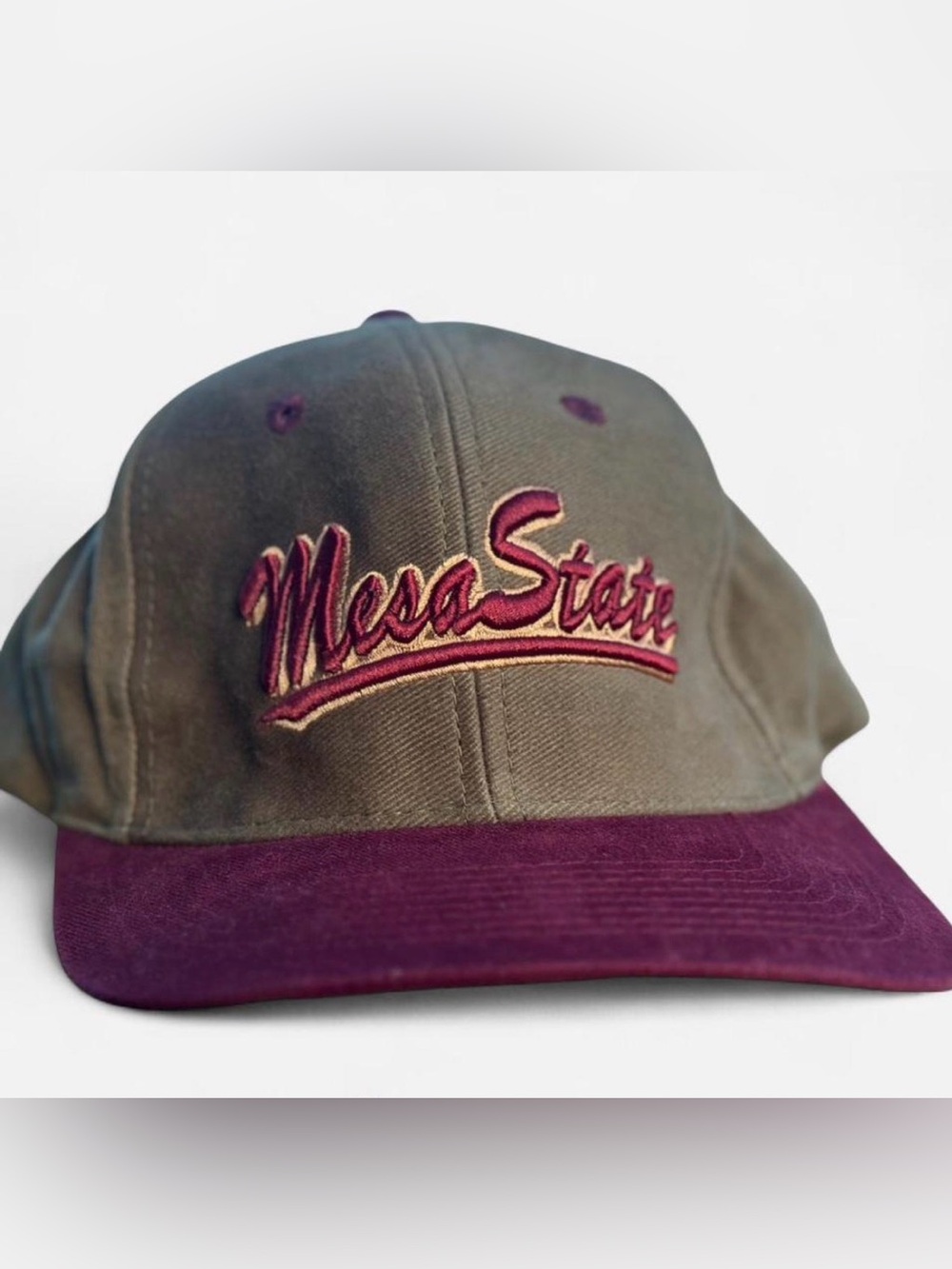 '47 Brand "Mesa State" Two-Tone Cap in Olive & Burgundy